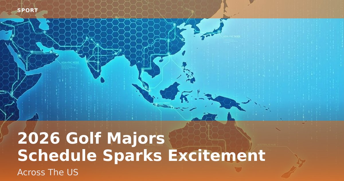 2026 Golf Majors Schedule Sparks Excitement Across The US