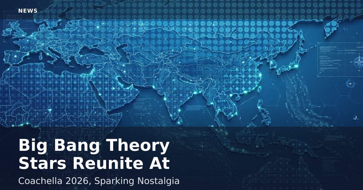 Big Bang Theory Stars Reunite At Coachella 2026, Sparking Nostalgia