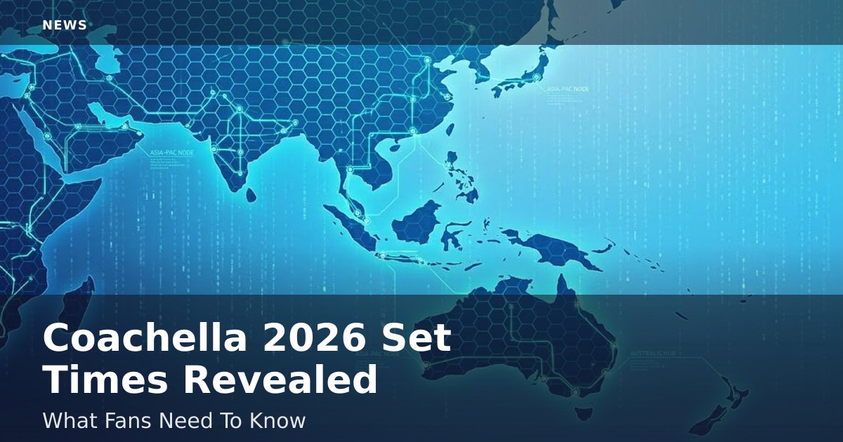Coachella 2026 Set Times Revealed: What Fans Need To Know