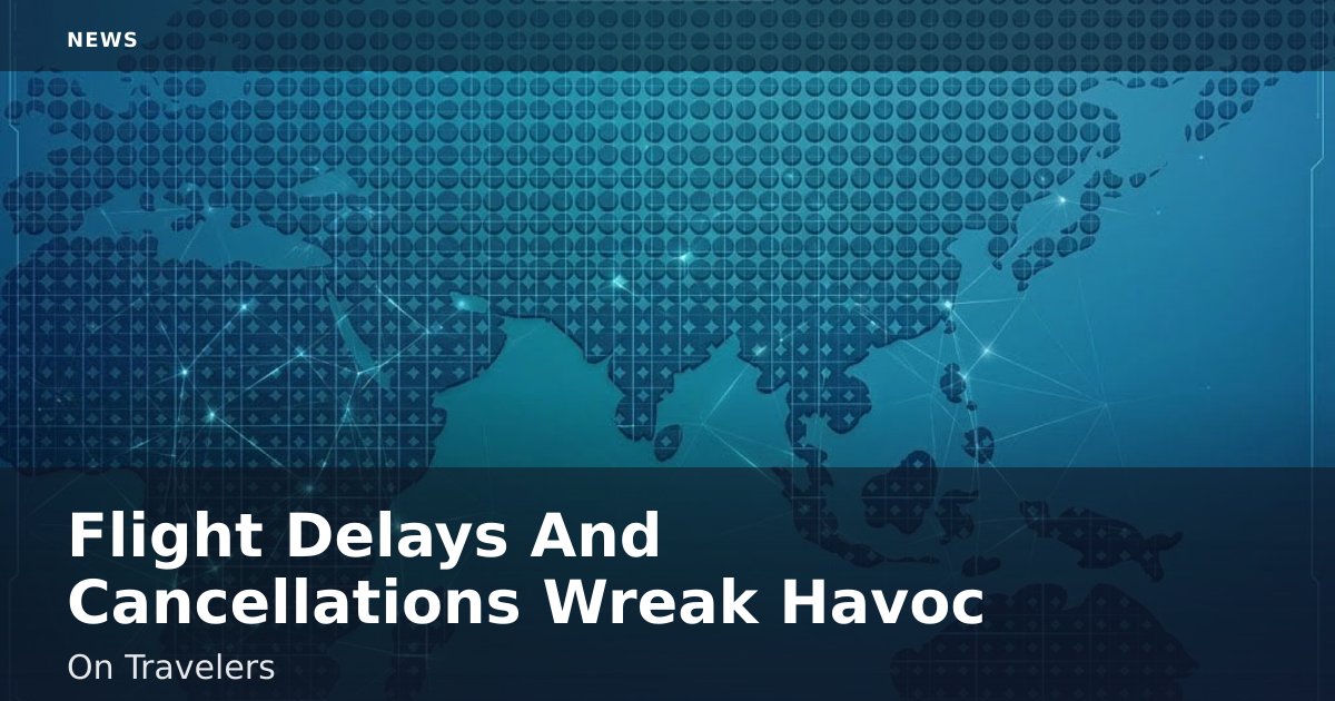 Flight Delays And Cancellations Wreak Havoc On Travelers