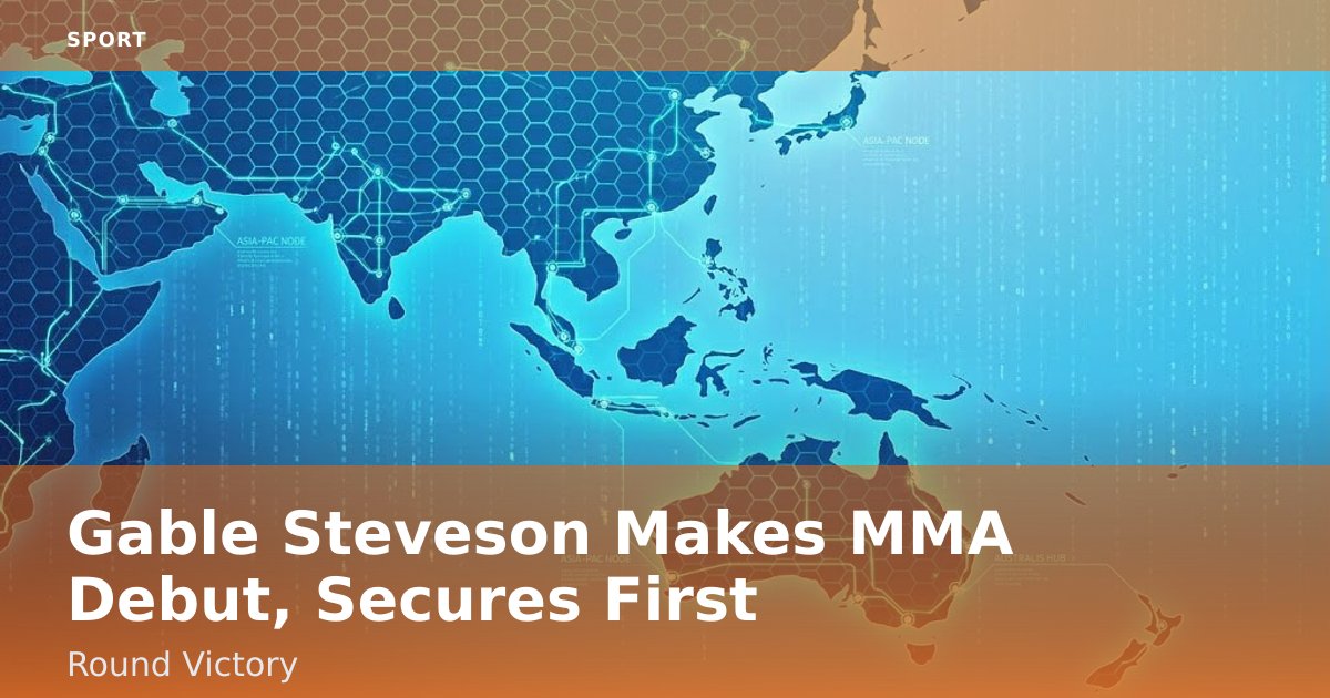 Gable Steveson Makes MMA Debut, Secures First-Round Victory