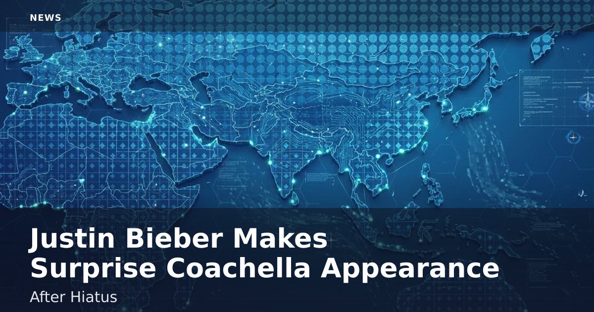 Justin Bieber Makes Surprise Coachella Appearance After Hiatus