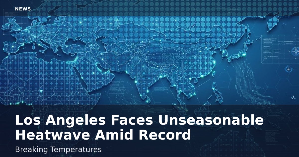 Los Angeles Faces Unseasonable Heatwave Amid Record-Breaking Temperatures