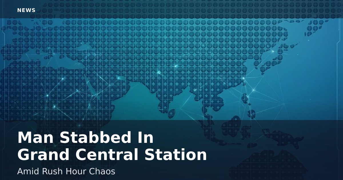Man Stabbed In Grand Central Station Amid Rush Hour Chaos