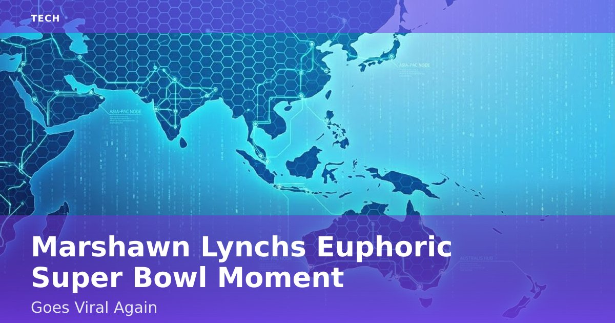 Marshawn Lynch's Euphoric Super Bowl Moment Goes Viral Again