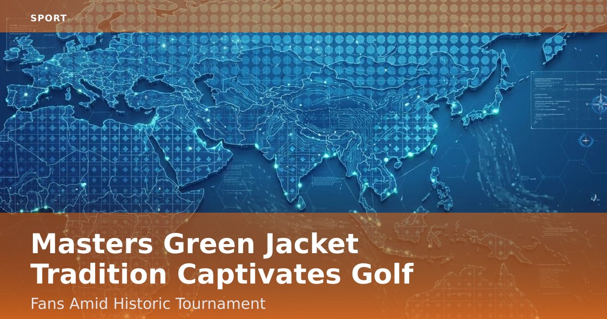 Masters Green Jacket Tradition Captivates Golf Fans Amid Historic Tournament
