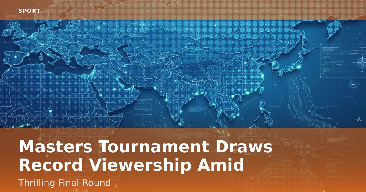 Masters Tournament Draws Record Viewership Amid Thrilling Final Round