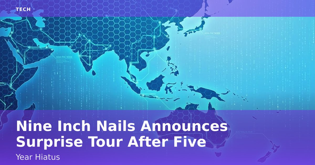 Nine Inch Nails Announces Surprise Tour After Five-Year Hiatus