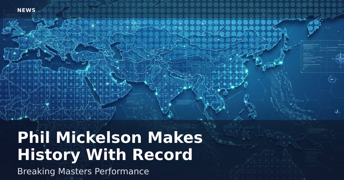 Phil Mickelson Makes History With Record-Breaking Masters Performance