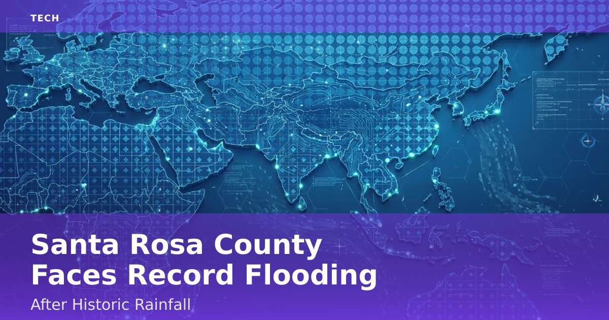 Santa Rosa County Faces Record Flooding After Historic Rainfall