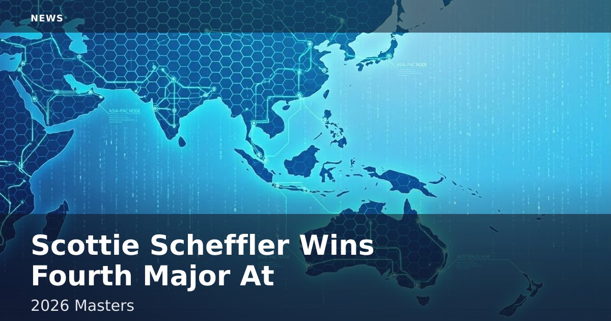 Scottie Scheffler Wins Fourth Major At 2026 Masters