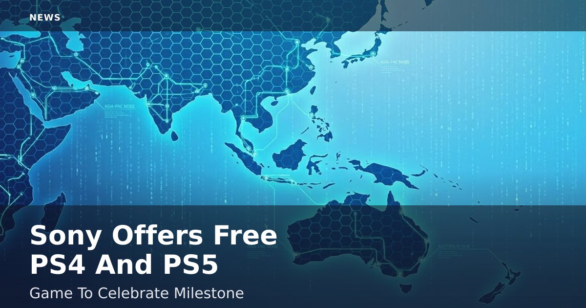 Sony Offers Free PS4 And PS5 Game To Celebrate Milestone