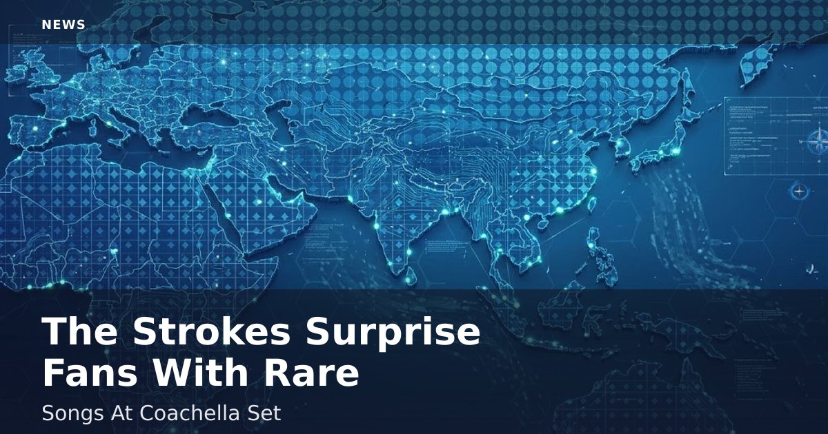 The Strokes Surprise Fans With Rare Songs At Coachella Set