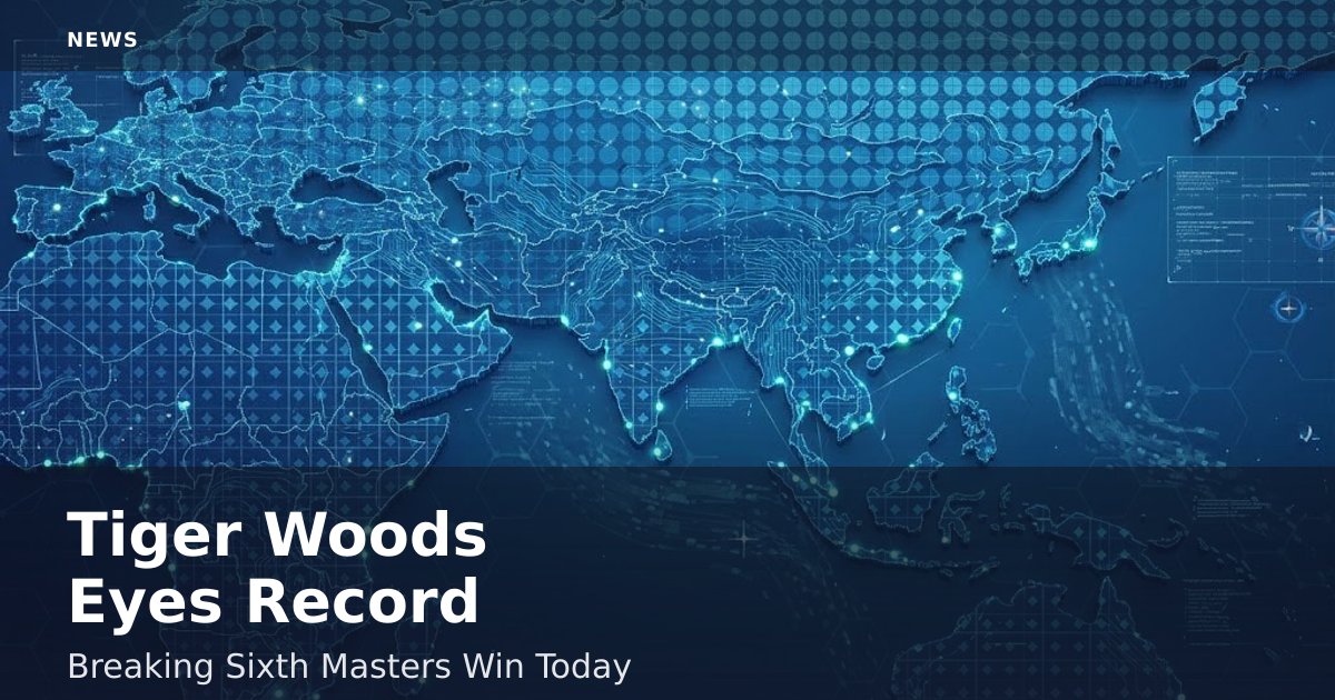 Tiger Woods Eyes Record-Breaking Sixth Masters Win Today