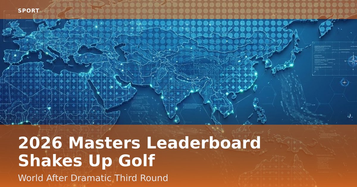 2026 Masters Leaderboard Shakes Up Golf World After Dramatic Third Round
