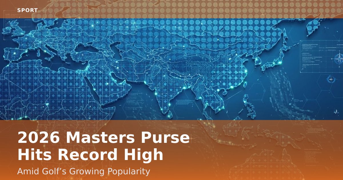 2026 Masters Purse Hits Record High Amid Golf’s Growing Popularity