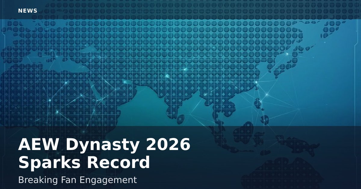 AEW Dynasty 2026 Sparks Record-Breaking Fan Engagement