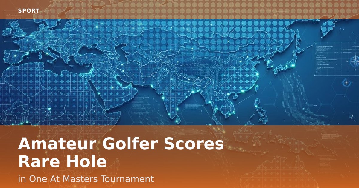 Amateur Golfer Scores Rare Hole-in-One At Masters Tournament