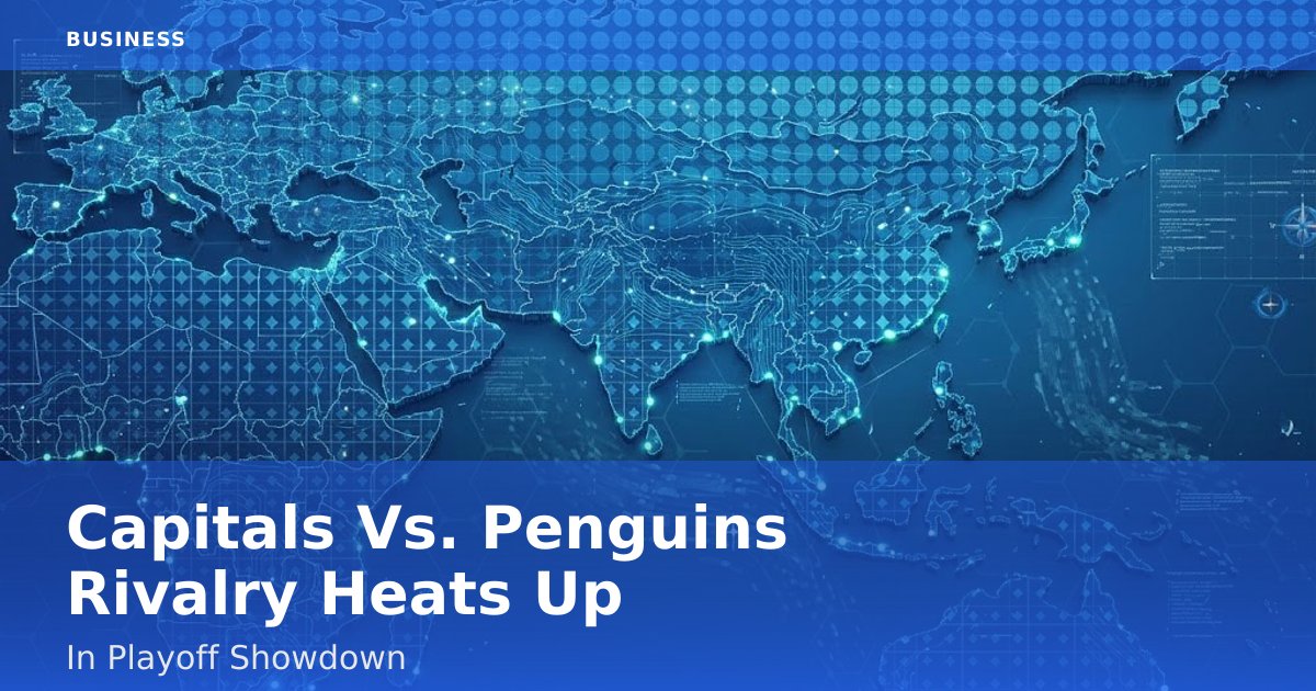 Capitals Vs. Penguins Rivalry Heats Up In Playoff Showdown