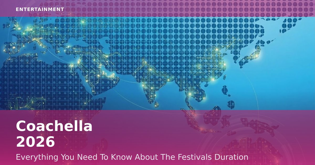 Coachella 2026: Everything You Need To Know About The Festival's Duration