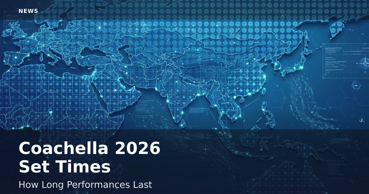 Coachella 2026 Set Times: How Long Performances Last