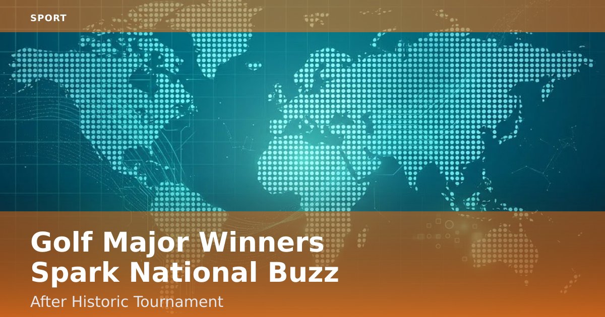 Golf Major Winners Spark National Buzz After Historic Tournament