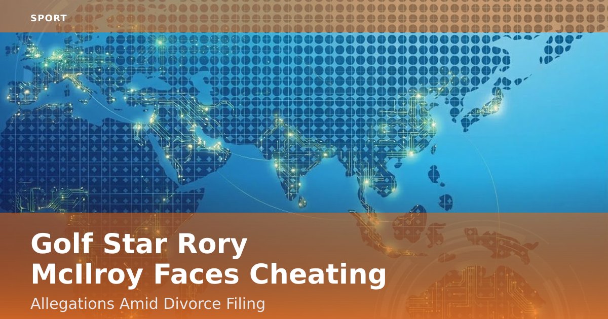Golf Star Rory McIlroy Faces Cheating Allegations Amid Divorce Filing