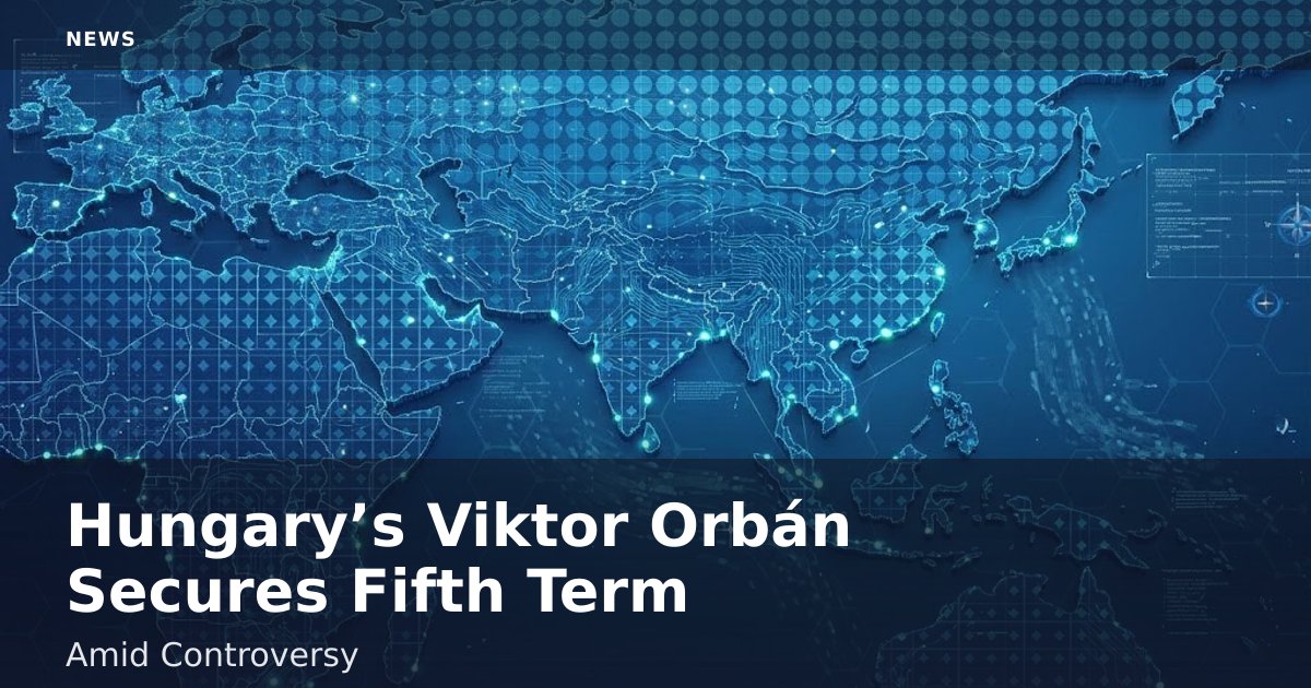 Hungary’s Viktor Orbán Secures Fifth Term Amid Controversy