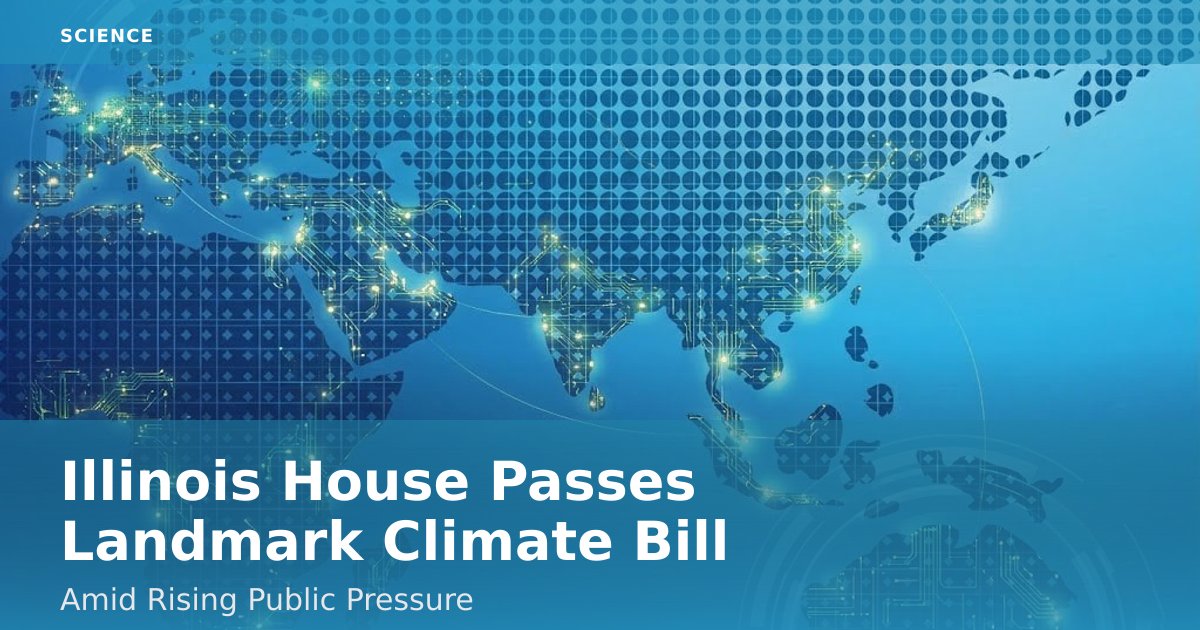 Illinois House Passes Landmark Climate Bill Amid Rising Public Pressure