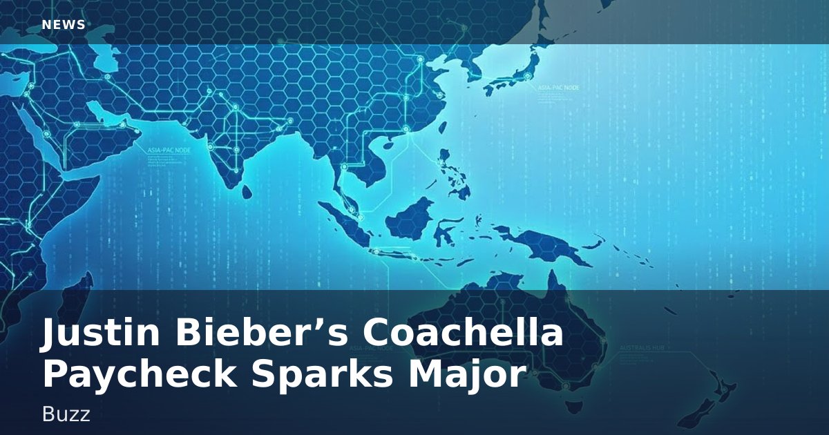 Justin Bieber’s Coachella Paycheck Sparks Major Buzz