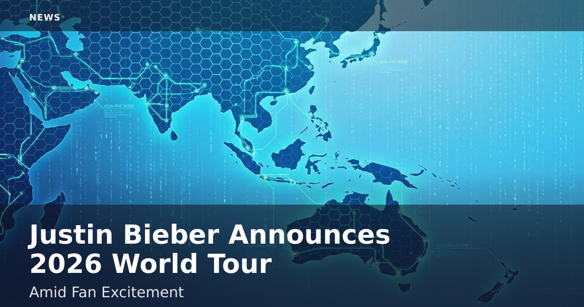 Justin Bieber Announces 2026 World Tour Amid Fan Excitement