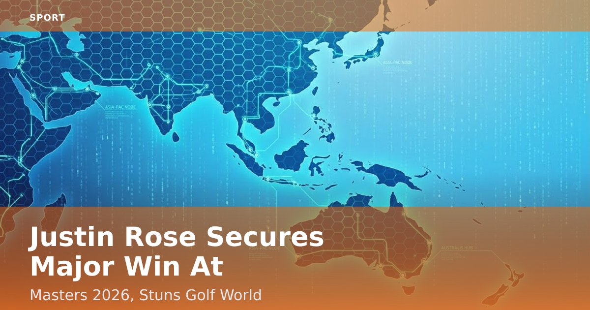 Justin Rose Secures Major Win At Masters 2026, Stuns Golf World