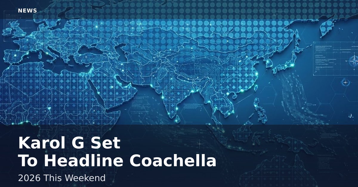 Karol G Set To Headline Coachella 2026 This Weekend