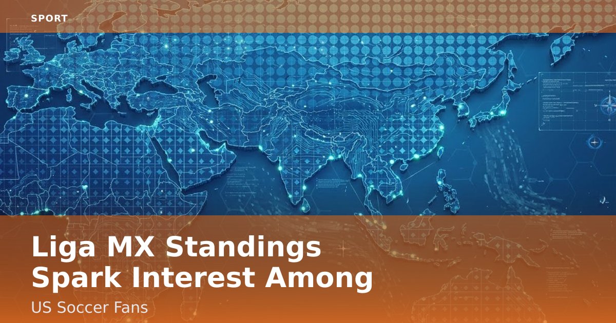 Liga MX Standings Spark Interest Among US Soccer Fans