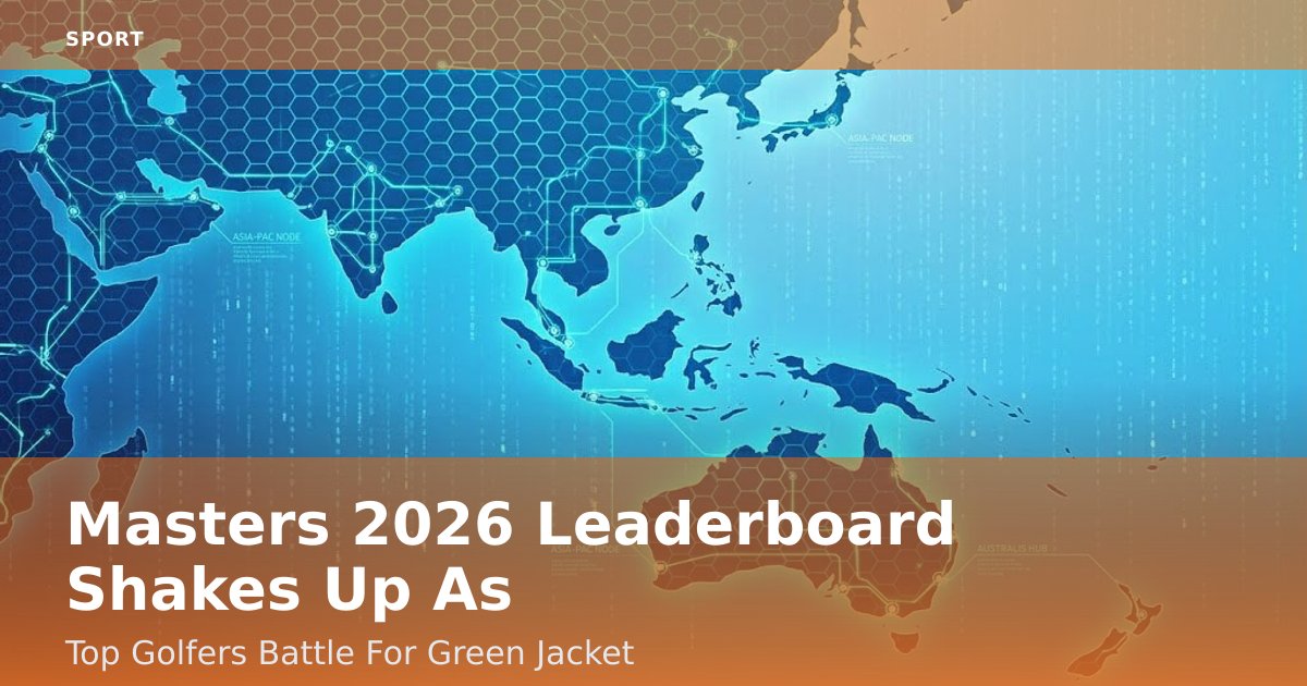 Masters 2026 Leaderboard Shakes Up As Top Golfers Battle For Green Jacket