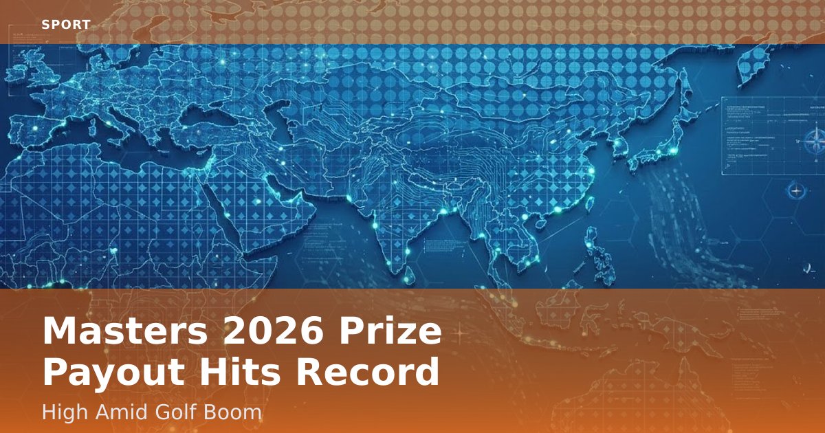 Masters 2026 Prize Payout Hits Record High Amid Golf Boom