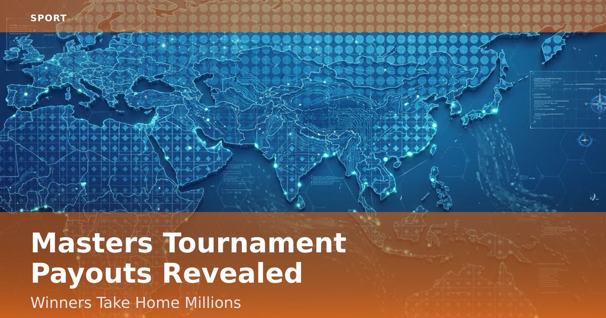 Masters Tournament Payouts Revealed: Winners Take Home Millions