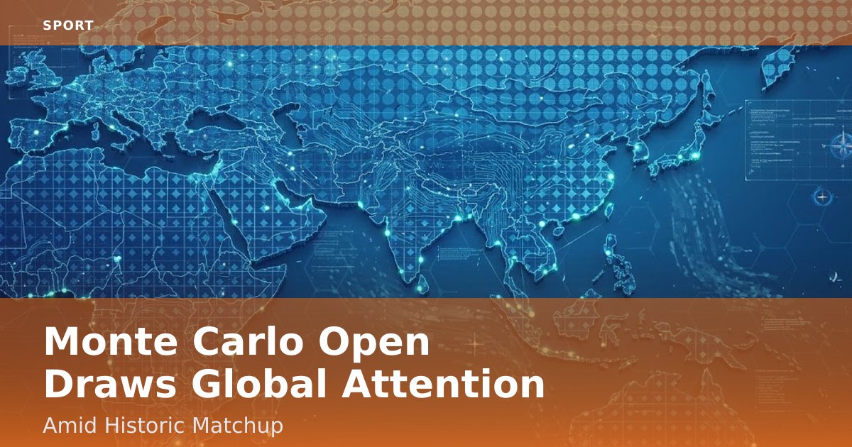 Monte Carlo Open Draws Global Attention Amid Historic Matchup