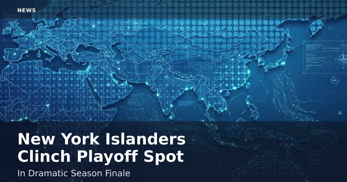 New York Islanders Clinch Playoff Spot In Dramatic Season Finale