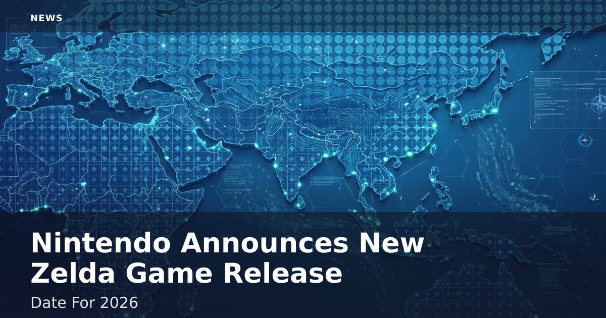 Nintendo Announces New Zelda Game Release Date For 2026