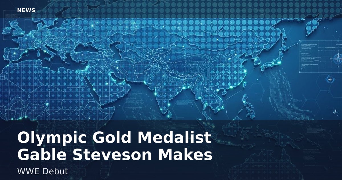 Olympic Gold Medalist Gable Steveson Makes WWE Debut