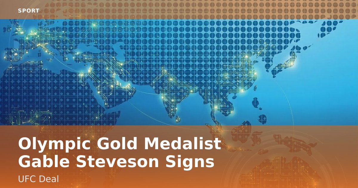 Olympic Gold Medalist Gable Steveson Signs UFC Deal