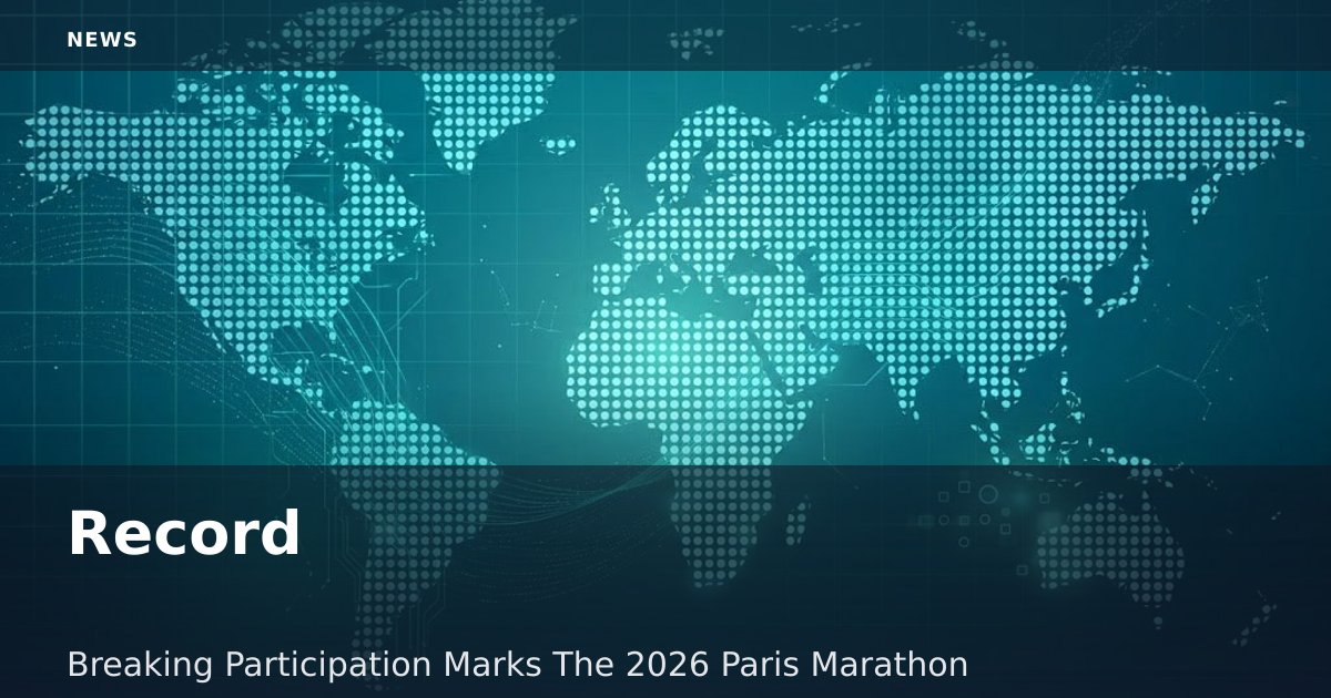 Record-Breaking Participation Marks The 2026 Paris Marathon