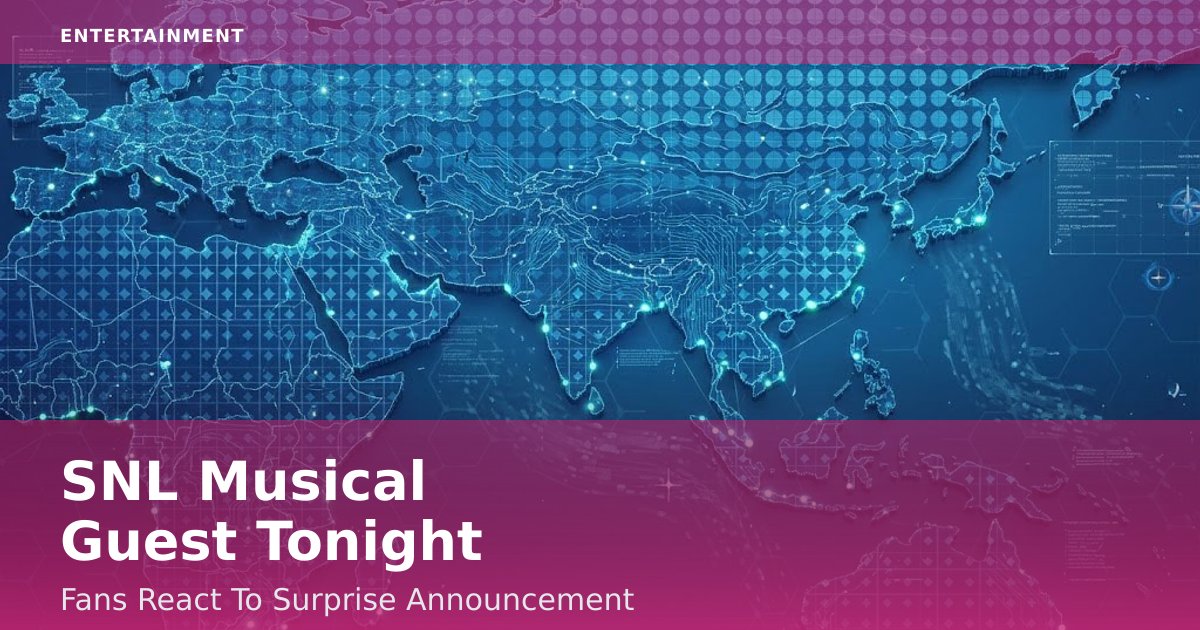 SNL Musical Guest Tonight: Fans React To Surprise Announcement