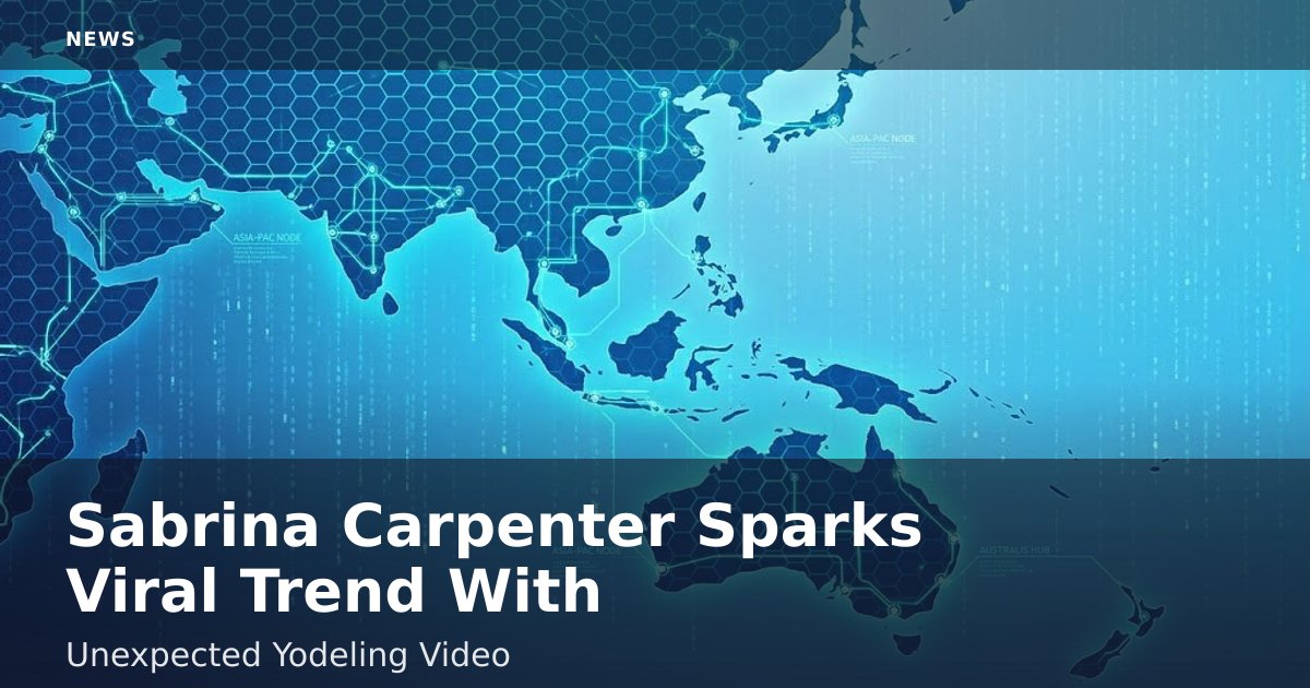 Sabrina Carpenter Sparks Viral Trend With Unexpected Yodeling Video