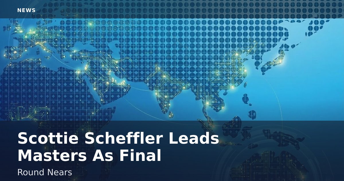 Scottie Scheffler Leads Masters As Final Round Nears