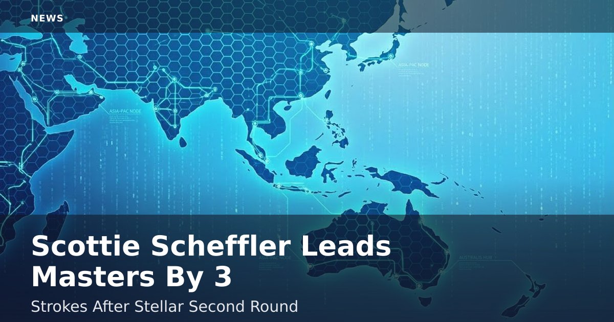 Scottie Scheffler Leads Masters By 3 Strokes After Stellar Second Round