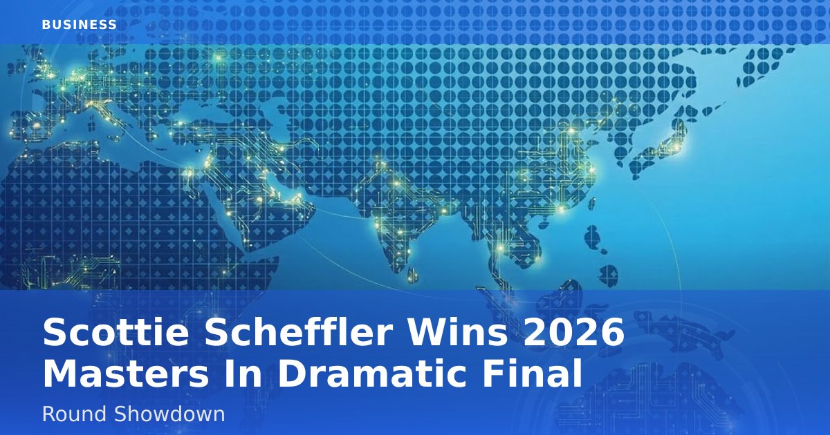 Scottie Scheffler Wins 2026 Masters In Dramatic Final-Round Showdown