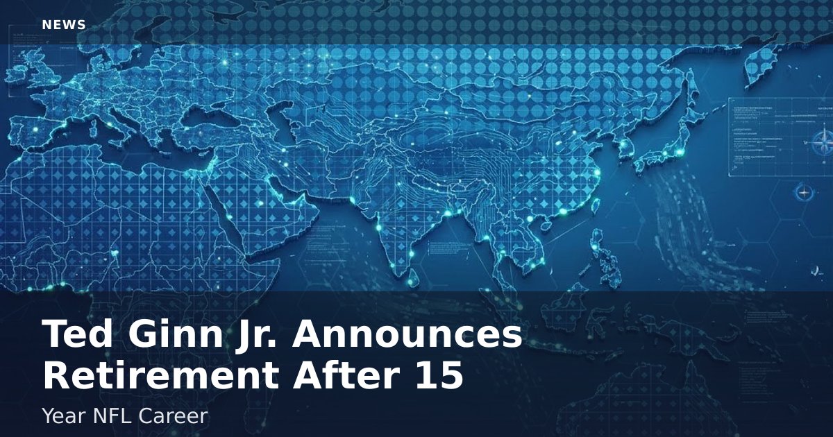 Ted Ginn Jr. Announces Retirement After 15-Year NFL Career