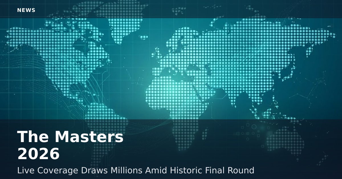 The Masters 2026: Live Coverage Draws Millions Amid Historic Final Round